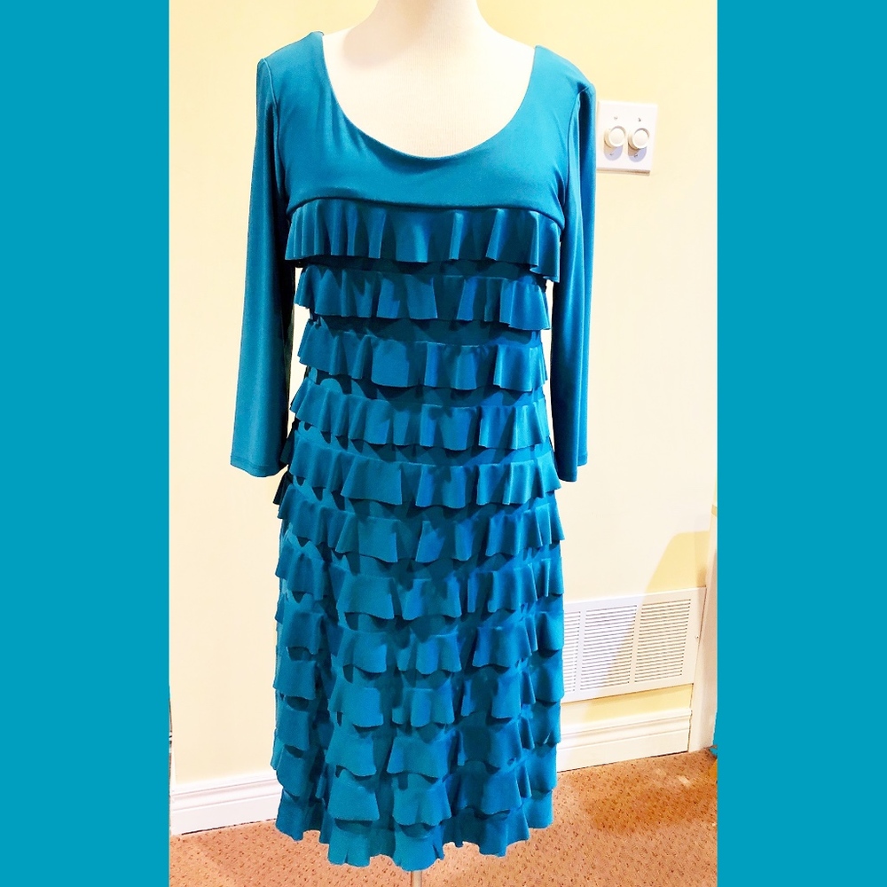 Teal Frank Lyman Dress